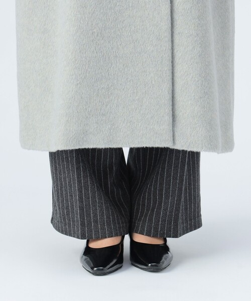 BEAMS HEART（ビームスハート）の「ショールカラー コート（トレンチコート・レディース・グレー/チャコールグレー・FREE）」の17枚目の写真