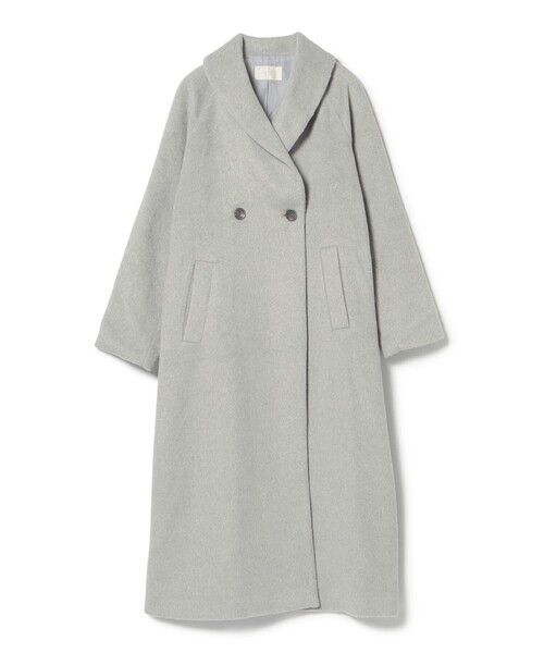 BEAMS HEART（ビームスハート）の「ショールカラー コート（トレンチコート・レディース・グレー/チャコールグレー・FREE）」の19枚目の写真