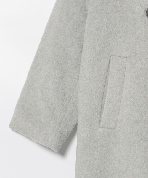 BEAMS HEART（ビームスハート）の「ショールカラー コート（トレンチコート・レディース・グレー/チャコールグレー・FREE）」の21枚目の写真