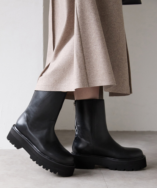 追加2》CAMINANDO カミナンド 別注 ウシロZIPブーツ（ブーツ