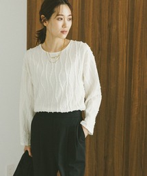 GLOBAL WORK | Beauteeジャガード/580844(Tシャツ/カットソー)