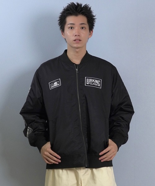 LURKING CLASS(ラーキングクラス)の「LURKING CLASS/ラーキングクラス ジャケット ST25FJM02(その他アウター・メンズ・ブラック・XL/L/M)」の2枚目の写真