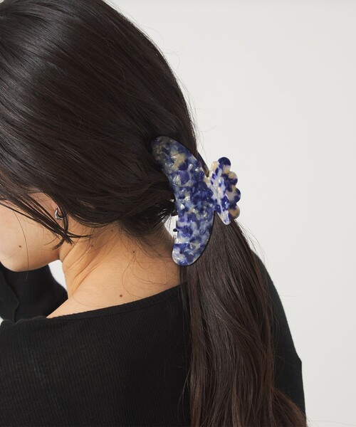 green label relaxing(グリーンレーベルリラクシング)の「<SUI AVA>ヘアクリップ M(バレッタ/ヘアクリップ・レディース・コバルトブルー/ダークブラウン/ナチュラル・FREE)」の3枚目の写真