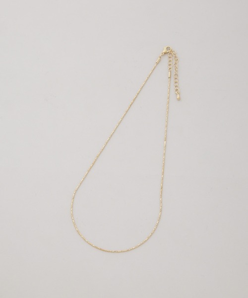 NANO universe（ナノユニバース）の「シンプルチェーンネックレス（ネックレス・レディース・シルバー/ゴールド・F）」の4枚目の写真