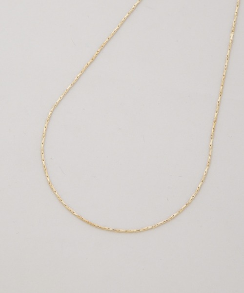 NANO universe（ナノユニバース）の「シンプルチェーンネックレス（ネックレス・レディース・シルバー/ゴールド・F）」の5枚目の写真