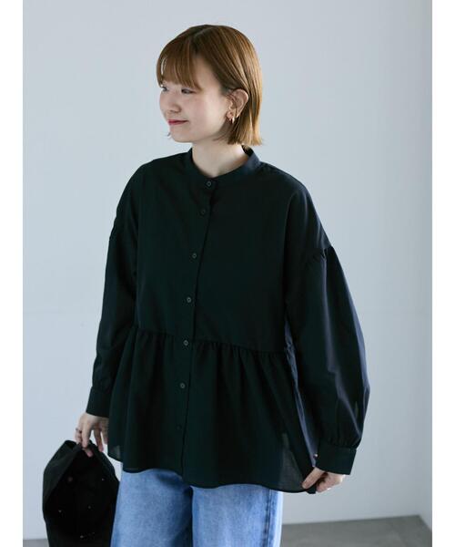 Lugnoncure（ルノンキュール）の「アソートペプラムブラウス（シャツ/ブラウス・レディース・ブルー/ブラック/オフホワイト/ベージュ・F）」の3枚目の写真