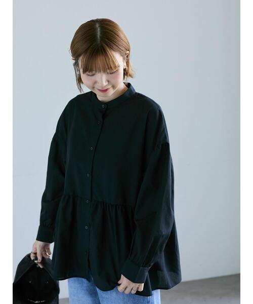 Lugnoncure（ルノンキュール）の「アソートペプラムブラウス（シャツ/ブラウス・レディース・ブルー/ブラック/オフホワイト/ベージュ・F）」の10枚目の写真