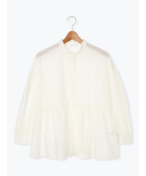 Lugnoncure（ルノンキュール）の「アソートペプラムブラウス（シャツ/ブラウス・レディース・ブルー/ブラック/オフホワイト/ベージュ・F）」の15枚目の写真