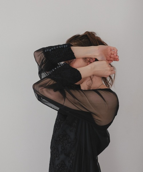 モールレースサイドティアードドレス（ドレス）｜Dorry Doll（ドリー