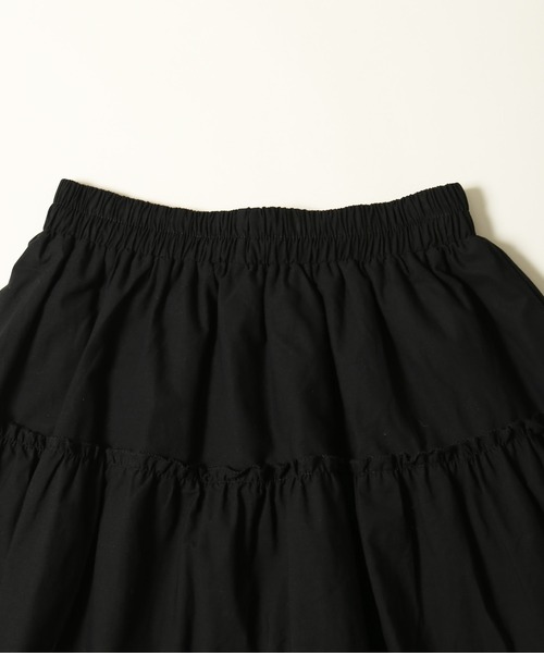 WC(ダブル シー)の「フリルミドルスカート(スカート・レディース・ブラック/ホワイト・FREE)」の12枚目の写真