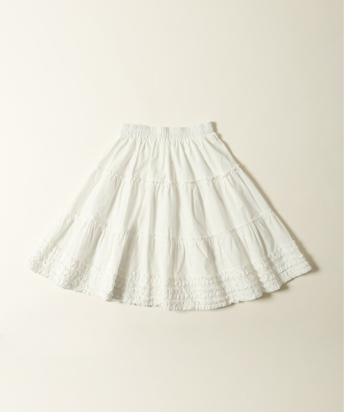 WC(ダブル シー)の「フリルミドルスカート(スカート・レディース・ブラック/ホワイト・FREE)」の10枚目の写真
