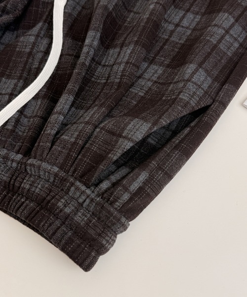 MAISON DE THERESE（メゾン ド テレーズ）の「チェック ハイウエストワイドパンツ（その他パンツ・レディース・ブラック/ブラウン/ネイビー・S/M/L）」の20枚目の写真