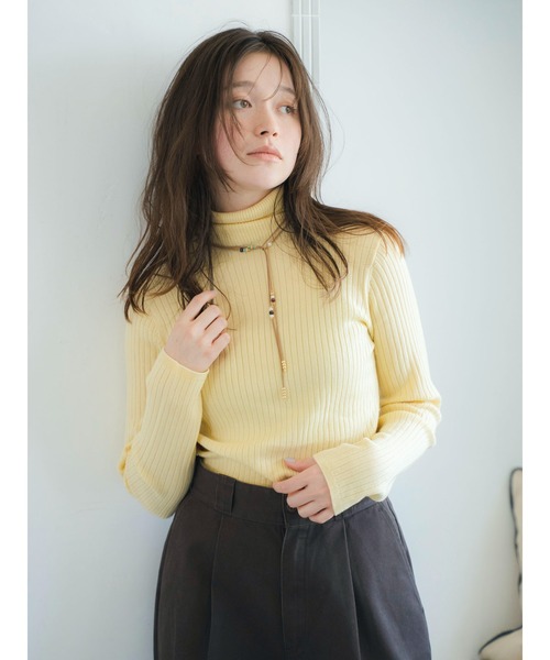 Ungrid（アングリッド）の「ウッドコンビフェイクレザーネックレス（ネックレス・レディース・ブラック/ブラウン・FREE）」の15枚目の写真