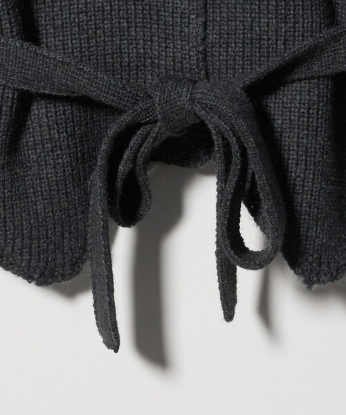 WRAPINKNOT（ラッピンノット）の「＜WRAPINKNOT＞ニット ベスト（ベスト・レディース・ダークグレー・0）」の6枚目の写真