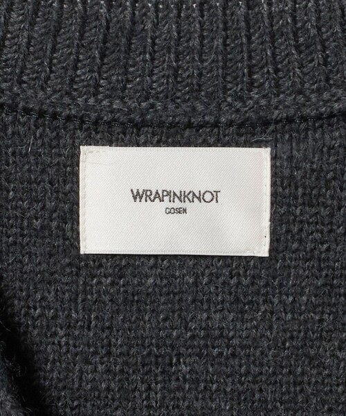 WRAPINKNOT（ラッピンノット）の「＜WRAPINKNOT＞ニット ベスト（ベスト・レディース・ダークグレー・0）」の3枚目の写真