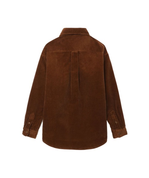 A BATHING APE(アベイシングエイプ)の「PU BADGE CORDUROY SHIRT JACKET(その他アウター・レディース・ブラウン・FREE)」の2枚目の写真