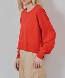 TEVALT | バックスリットカシミアニットトップス(ニット/セーター)