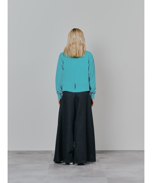 TEVALT（ヴァレット）の「バックスリットカシミアニットトップス（ニット/セーター・レディース・ネイビー/ライトグレー/レッド/グリーン・38）」の20枚目の写真