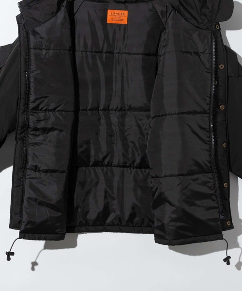 ECHELLE Liberte（エシェルリベルテ）の「LANCER TACTICAL SHELL JACKET ランサー ミリタリー　中わた　ジャケット（ダウンジャケット/コート・レディース・ブラック/モカ・MEDIUM）」の15枚目の写真