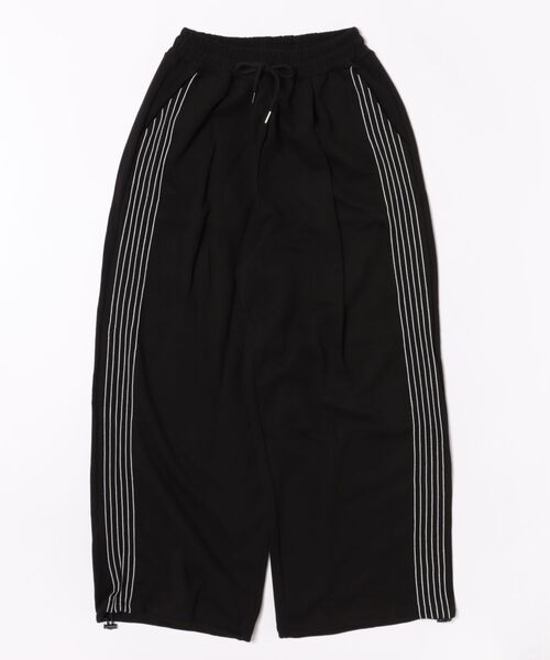 SIS(エスアイエス)の「SIS/エスアイエス/Line Pants(その他パンツ・レディース・ブラック/レッド・F)」の2枚目の写真