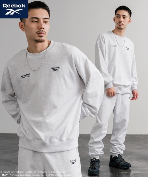 Reebok リーボック セットアップ オーバーサイズロゴ刺繍裏毛