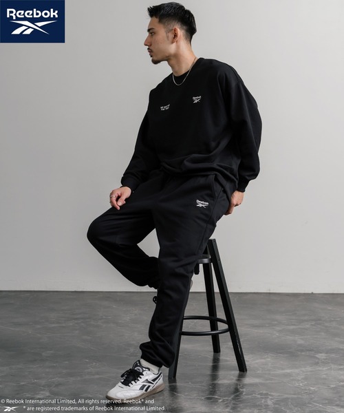 Reebok リーボック セットアップ オーバーサイズロゴ刺繍裏毛