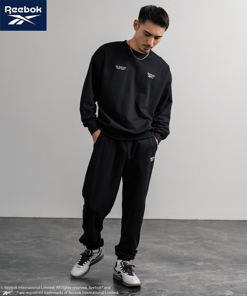 Reebok リーボック セットアップ オーバーサイズロゴ刺繍裏毛