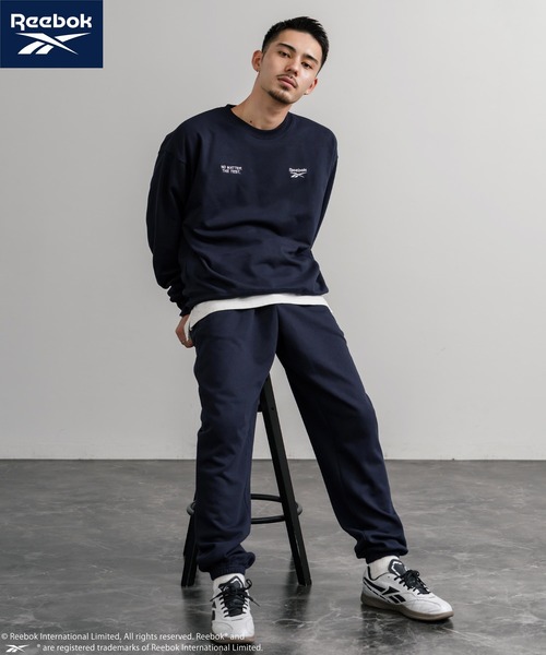 Reebok リーボック セットアップ オーバーサイズロゴ刺繍裏毛