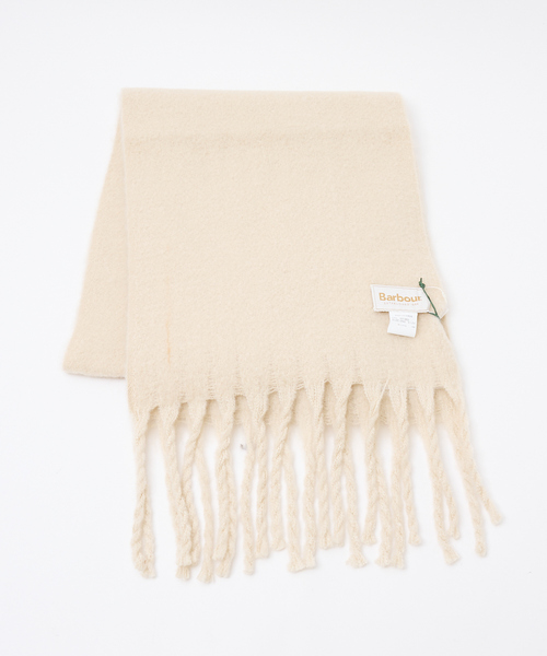 Barbour(バブアー)の「【BARBOUR/バブアー】Ellison Scarf / エリソンスカーフ / 大判スカーフ(ストール/ショール・レディース・アイボリー/グレー・フリー)」の9枚目の写真