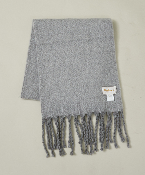 Barbour(バブアー)の「【BARBOUR/バブアー】Ellison Scarf / エリソンスカーフ / 大判スカーフ(ストール/ショール・レディース・アイボリー/グレー・フリー)」の11枚目の写真