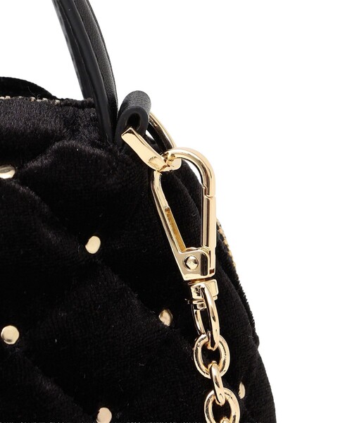 SHIPS（シップス）の「ポリエステル ベロア キルティング バッグ（ショルダーバッグ・レディース・ブラック・ONE SIZE）」の12枚目の写真