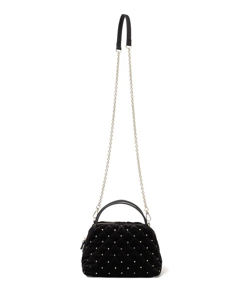 SHIPS（シップス）の「ポリエステル ベロア キルティング バッグ（ショルダーバッグ・レディース・ブラック・ONE SIZE）」の13枚目の写真