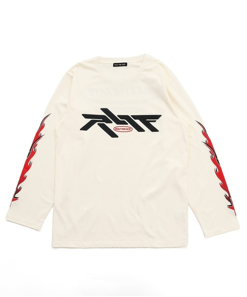 RULE THE FATE(ルールザフェイト)の「RTF FIRE PATTERN LONG SLEEVE TEE/ファイアーパターンロングスリーブTシャツ(Tシャツ/カットソー・メンズ・ブラック/ベージュ・2/1/0)」の9枚目の写真