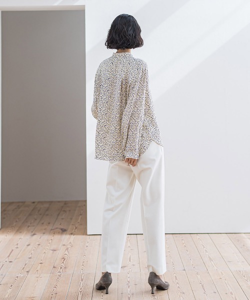 la.f…（ラエフ）の「ピクシエスタストレートパンツ≪洗濯機で洗える≫（スラックス・レディース・キャメル/ブラック系その他/ブラック/ホワイト・9号/11号/7号）」の7枚目の写真