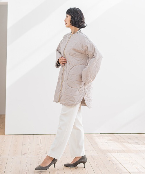 la.f…（ラエフ）の「ピクシエスタストレートパンツ≪洗濯機で洗える≫（スラックス・レディース・キャメル/ブラック系その他/ブラック/ホワイト・9号/11号/7号）」の11枚目の写真