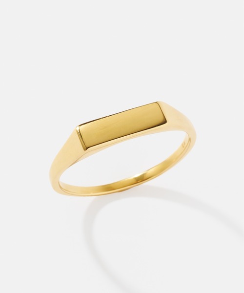 Jewel closet by L&Co.(ジュエルクローゼットバイエルアンドコー)の「K18 リング(リング・レディース・イエローゴールド・15号/13号/11号)」の1枚目の写真