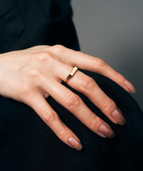 Jewel closet by L&Co.(ジュエルクローゼットバイエルアンドコー)の「K18 リング(リング・レディース・イエローゴールド・15号/13号/11号)」の2枚目の写真