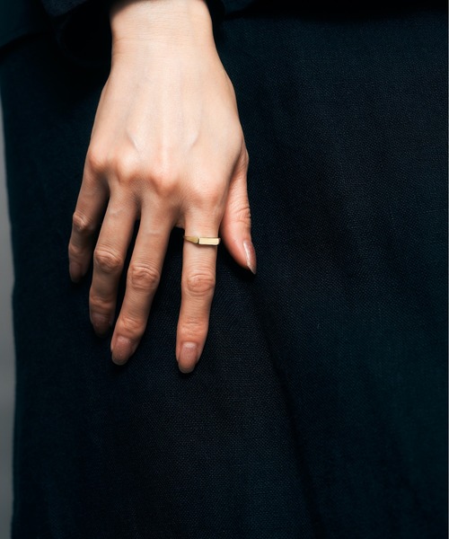 Jewel closet by L&Co.(ジュエルクローゼットバイエルアンドコー)の「K18 リング(リング・レディース・イエローゴールド・15号/13号/11号)」の3枚目の写真