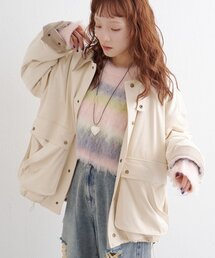 w closet | スエードライク中綿ジャケット(その他アウター)