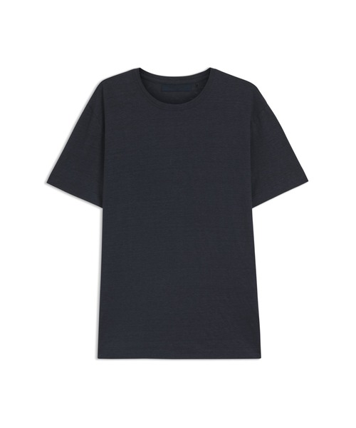 BOSS（ボス）の「BECKHAM x BOSS Tシャツ ソフトリネン（Tシャツ/カットソー・メンズ・ダークブルー/ピンク・XXL/M/S/L/XXXL/XL）」の6枚目の写真