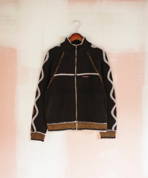 ホームウェアのニットトラックジャケット（ニット/セーター）｜PAMM