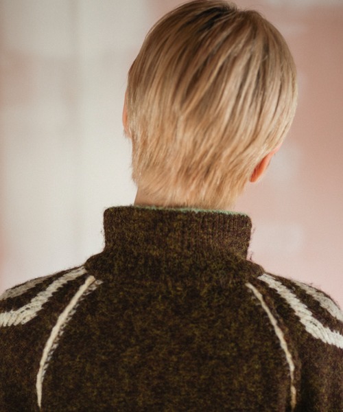 ホームウェアのニットトラックジャケット（ニット/セーター）｜PAMM