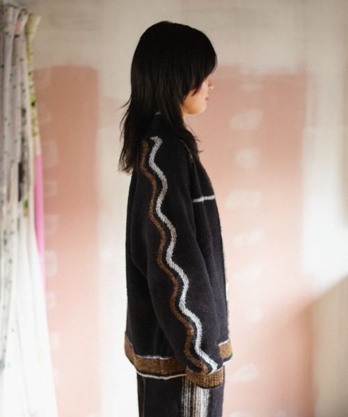 ホームウェアのニットトラックジャケット（ニット/セーター）｜PAMM