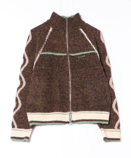 ホームウェアのニットトラックジャケット（ニット/セーター）｜PAMM