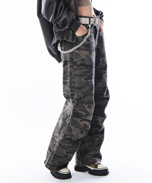 SHORT ROUND（ショートラウンド）の「SHORT ROUND/パラシュートカモフラパンツ（カーゴパンツ・メンズ・その他1/その他2・MEDIUM/LARGE）」の8枚目の写真