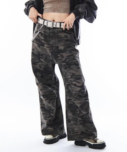 SHORT ROUND（ショートラウンド）の「SHORT ROUND/パラシュートカモフラパンツ（カーゴパンツ・メンズ・その他1/その他2・MEDIUM/LARGE）」の10枚目の写真