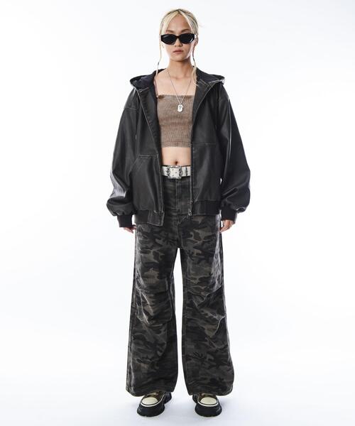 SHORT ROUND（ショートラウンド）の「SHORT ROUND/パラシュートカモフラパンツ（カーゴパンツ・メンズ・その他1/その他2・MEDIUM/LARGE）」の11枚目の写真