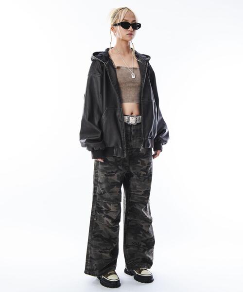 SHORT ROUND（ショートラウンド）の「SHORT ROUND/パラシュートカモフラパンツ（カーゴパンツ・メンズ・その他1/その他2・MEDIUM/LARGE）」の14枚目の写真