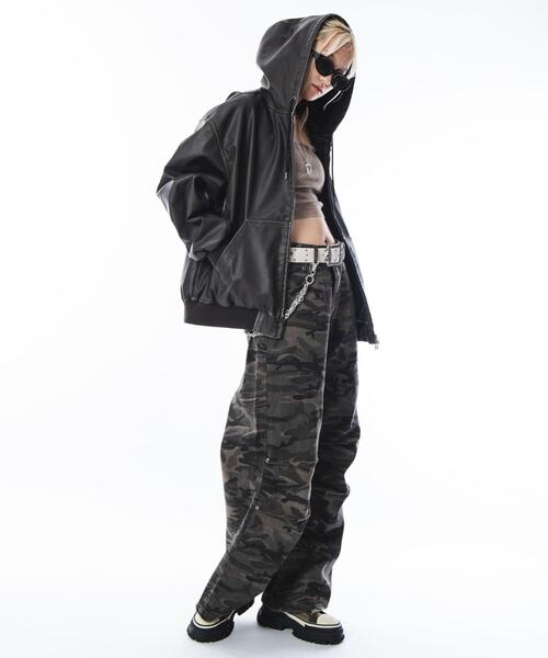 SHORT ROUND（ショートラウンド）の「SHORT ROUND/パラシュートカモフラパンツ（カーゴパンツ・メンズ・その他1/その他2・MEDIUM/LARGE）」の15枚目の写真