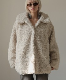 Ulysses（ユリシス）の「襟付きテディーボアファーコート（その他アウター）」